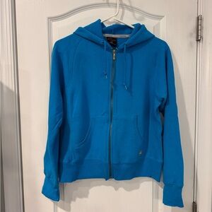 Champion Turquoise Hoodie with Logo Patch-  Runs Small